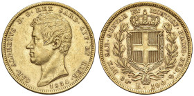 Carlo Alberto (1831-1849) 100 Lire 1834 T - Nomisma 626 AU

Status: BB-SPL