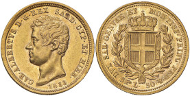 Carlo Alberto (1831-1849) 50 Lire 1833 T - Nomisma 635 AU RR Esemplare di qualità molto buona.

Status: SPL
