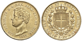 Carlo Alberto (1831-1849) 20 Lire 1831 T - Nomisma 638 AU R Colpetto al bordo.

Status: qSPL