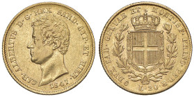Carlo Alberto (1831-1849) 20 Lire 1847 ssz - Nomisma 663 AU RR

Status: BB