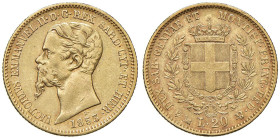 Vittorio Emanuele II (1849-1861) 20 Lire 1853 G - Nomisma 747 AU

Status: BB-SPL