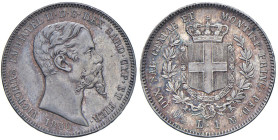 Vittorio Emanuele II (1849-1861) Lira 1850 G - Nomisma 801 AG RRR Moneta di rarissima apparizione. Esemplare di altissima qualità, con delicata patina...