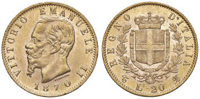 Vittorio Emanuele II (1861-1878) 20 Lire 1870 T - Nomisma 858 AU RR

Status: qFDC