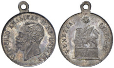 Vittorio Emanuele II (1861-1878) Medaglia 1866 Venezia liberata - AG (g 6,00 - Ø 25 mm) RR Appiccagnolo.

Status: FDC