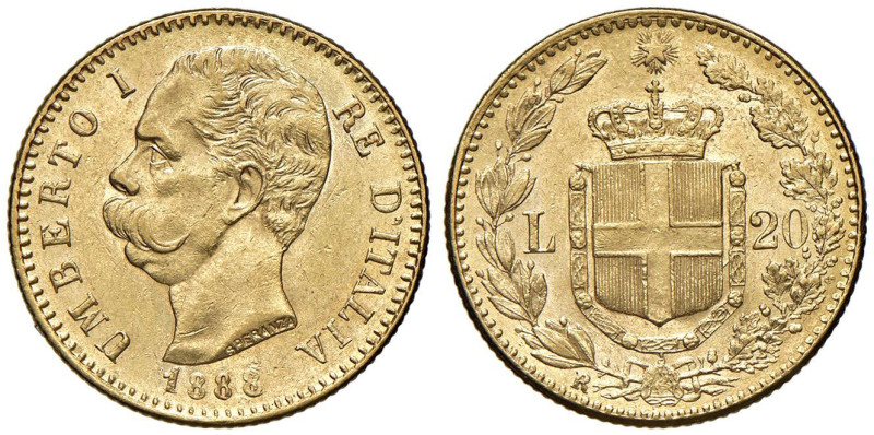 Umberto I (1878-1900) 20 Lire 1888 - Nomisma 986 AU

Status: SPL+