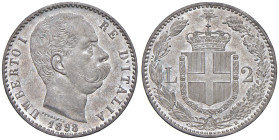 Umberto I (1878-1900) 2 Lire 1898 - Nomisma 1002 AG R

Status: FDC