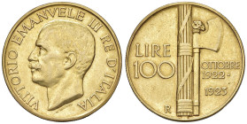 Vittorio Emanuele III (1900-1946) 100 Lire 1923 - Nomisma 1051 AU R

Status: BB-SPL