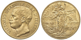 Vittorio Emanuele III (1900-1946) 50 Lire 1911 - Nomisma 1066 AU R

Status: SPL+