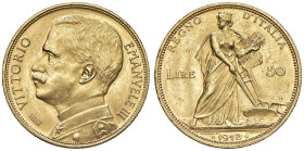 Vittorio Emanuele III (1900-1946) 50 Lire 1912 - Nomisma 1063 AU R

Status: SPL-FDC