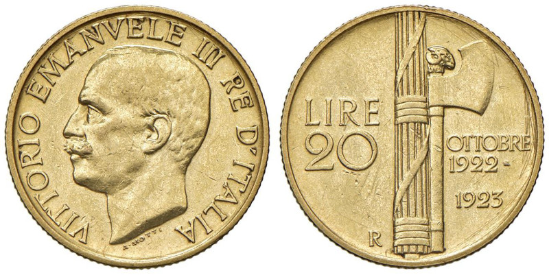 Vittorio Emanuele III (1900-1946) 20 Lire 1923 - Nomisma 1082 AU R

Status: qS...