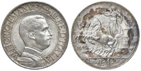 Vittorio Emanuele III (1900-1946) Lira 1909 - Nomisma 1199 AG NC

Status: FDC