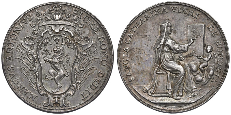 BOLOGNA Accademia Clementina - Medaglia premio Fiori (dal 1743) - AG (g 52,02 - ...