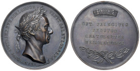 MILANO Francesco I d'Austria e Re del Lombardo Veneto (1815-1835) Medaglia coniata a Milano 1819 Viaggio in Italia dell'Imperatore - Opus: Luigi Cossa...