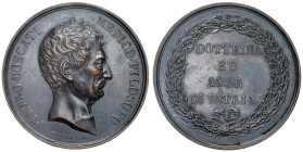 Pietro Moscati (1739-1824) Medaglia coniata 1819 Medico e filosofo di Modena, patriota in epoca napoleonica - Opus: Luigi Cossa, Turricchia/Cossa 14 A...