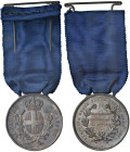 Vittorio Emanuele II (1849-1861) Medaglia al valore militare "CAMPAGNA DELLA BASSA ITALIA (1860-1861) - AG (g 20,38 - Ø 33 mm) R Intitolata alla "Rico...