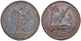 Medaglia 1801 Soggiorno a Parigi dei Regnanti d'Etruria. AE (Ø < 34 mm - g 19,27) SPL. Opus: A. Dupré. Bramsen n.152. D/ "AU ROI / D'ETRURIE". Su fasc...
