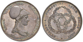 Medaglia 1812 Accademia delle belle arti di Firenze. Medaglia premio. AG (Ø 45 mm - g 33,90) SPL Fondi lucenti. Minimi segnetti da contatto nel campo ...