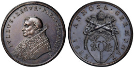 Giulio II (1503-1513) Medaglia di restituzione coniata agli inizi del XVIII sec. Elezione al pontificato - Opus: Girolamo Paladino, Modesti CNORP I, 2...