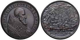 Paolo III (1534-1549) Medaglia riconio An. XVI Restauri e abbellimenti di Roma per il Giubileo del 1550 - Opus: Alessandro Cesati detto "il Grechetto"...