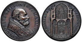 Gregorio XIII (1572-1585) Medaglia coniata 1583 Consacrazione della cappella Gregoriana della basilica vaticana - Opus: Lorenzo Fragni, Modesti CNORP ...