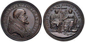 Gregorio XV (1621-1623) Medaglia coniata 1623 An. III Mediazione pontificia tra Francia e Spagna sulla controversia della Valtellina - Opus: Giacomo A...