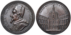 Alessandro VII (1655-1667) Medaglia annuale coniata (1660) An. VI San Ivo alla sapienza - Opus: Gaspare Morone, Miselli 578 AE (g 41,86 - Ø 42,51 mm) ...