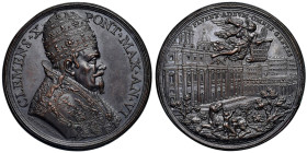 Clemente X (1670-1676) Medaglia annuale coniata 1674 An. VI Indizione del Giubileo del 1675 - Opus: Giovanni Hamerani, Miselli II, 58b AE (g 45,24 - Ø...