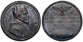 Clemente X (1670-1676) Medaglia straordinaria coniata senza data Possesso del Laterano - Opus: Alberto Hamerani (D/) e Girolamo Lucenti (R/), Miselli ...
