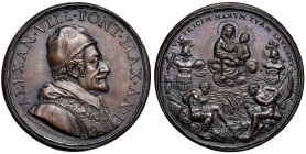 Alessandro VIII (1689-1691) Medaglia annuale coniata 1690 An. I Vittorie del 1690 dei Veneziani sui Turchi e la liberazione della Morea - Opus: Giusep...