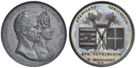 Ferdinando I re d'Ungheria e imperatore d'Austria (1835-1848) Medaglia 1831 Nozze con Marianna Pia di Savoia - Opus: G.Ferraris, Turricchia, Sardegna ...