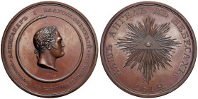 RUSSIA Alessandro I (1801-1825) Medaglia 1825 Morte dello Zar Alessandro I, occhio in triangolo raggiante con data 1812 - Opus: A.Klepikov, Diakov 429...