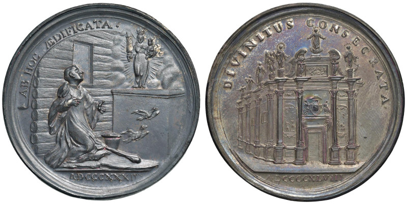 SVIZZERA Canton Svitto Medaglia 1748 800° anniversario della consacrazione della...
