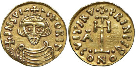 BENEVENTO Arichis II (774-787) Tremisse - MIR 182 AU (g 1,24) RRR Di alta ed insolita qualità.

Status: SPL