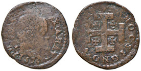 NAPOLI Filippo II d'Asburgo (1554-1598) 3 Cavalli 1575 - Magl. 159 AG (g 4,23) RRR

Status: MB+