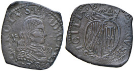 NAPOLI Carlo II d'Asburgo (1674-1700) Grano 1678 - Nomisma 100 CU (g 8,33) R

Status: qSPL
