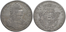 NAPOLI Carlo VI d'Asburgo (1711-1734) Ducato 1715 - Nomisma 149 AG (g 21,61) NC T/liscio.

Status: BB+