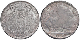 NAPOLI Carlo di Borbone (1734-1759) Piastra da 120 grana 1736 - Nomisma 245 AG (g 25,21) R NEAP T/liscio.

Status: qBB-BB