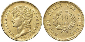 NAPOLI Gioacchino Napoleone Murat (1808-1815) 40 Lire 1813 - Nomisma 732 AU (g 12,87) NC

Status: BB-SPL