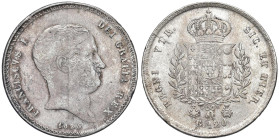 NAPOLI Francesco I di Borbone (1825-1830) Piastra da 120 grana 1825 - Nomisma 838 AG (g 27,45)

Status: M.di BB