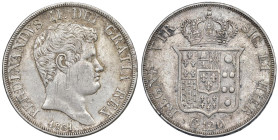 NAPOLI Ferdinando II di Borbone (1830-1859) Piastra da 120 grana 1831 - Nomisma 923 AG (g 27,47) NC

Status: qSPL