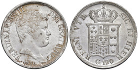 NAPOLI Ferdinando II di Borbone (1830-1859) Piastra da 120 grana 1836 - Nomisma 936 AG (g 27,60)

Status: BB-SPL