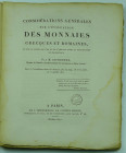 Considerations générales sur l'évaluation des monnaies grecques et romaines, M. Letronne, 1817
Ouvrage broché, édition originale. 144 pages