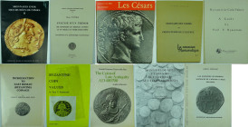 Lot de 10 ouvrages sur les monnaies romaines et byzantines
1- Les emissions des doubles sesterces de l'atelier II sous Postume, D. Gricourt, 1986. 2-...