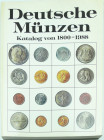 Deutsche münzen katalog von 1800-1988, P. Arnol, H. Küthmann, D. Steinhilber, 1988
Ouvrage broché. 458 pages.