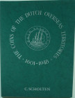 De munten van de nederlandsche gebidsdeelen overzee 1601-1948, C. Scholten, 1951
Ouvrage broché. 176 pages et 20 planches.