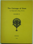 The coinnage of siam, Volume IX, R. Le May, 2ème édition 1961 (1932)
Ouvrage broché. 134 pages et 32 planches.