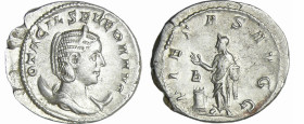 Otacilie - Antoninien (244-245, Rome) - La Piété
A/ OTACIL SEVERA AVG Buste diadémé à droite. 
R/ PIETAS AVG - Δ. La Piété debout à gauche, levant l...