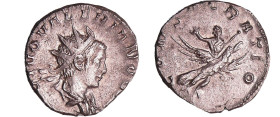 Valérien II - Antoninien (258, Cologne) - Valérien II sur un aigle
A/ DIVO VALERIANO CAES Buste radié et drapé à droite. 
R/ CONSECRATIO. Aigle vola...