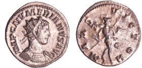 Numérien - Aurélianus (283-284, Lyon) - Mars
A/ IMP C NVMERIANVS AVG Buste radié et cuirassé à droite. 
R/ MARS VICTOR -|C. Mars marchant à droite, ...