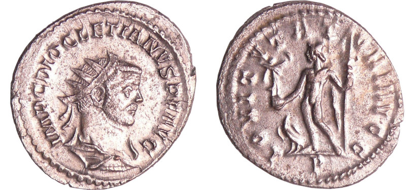 Dioclétien - Aurélianus (287-289, Lyon) - Jupiter
A/ IMP C DIOCLETIANVS P F AVG...